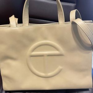 Medium Cream Telfar Bag!